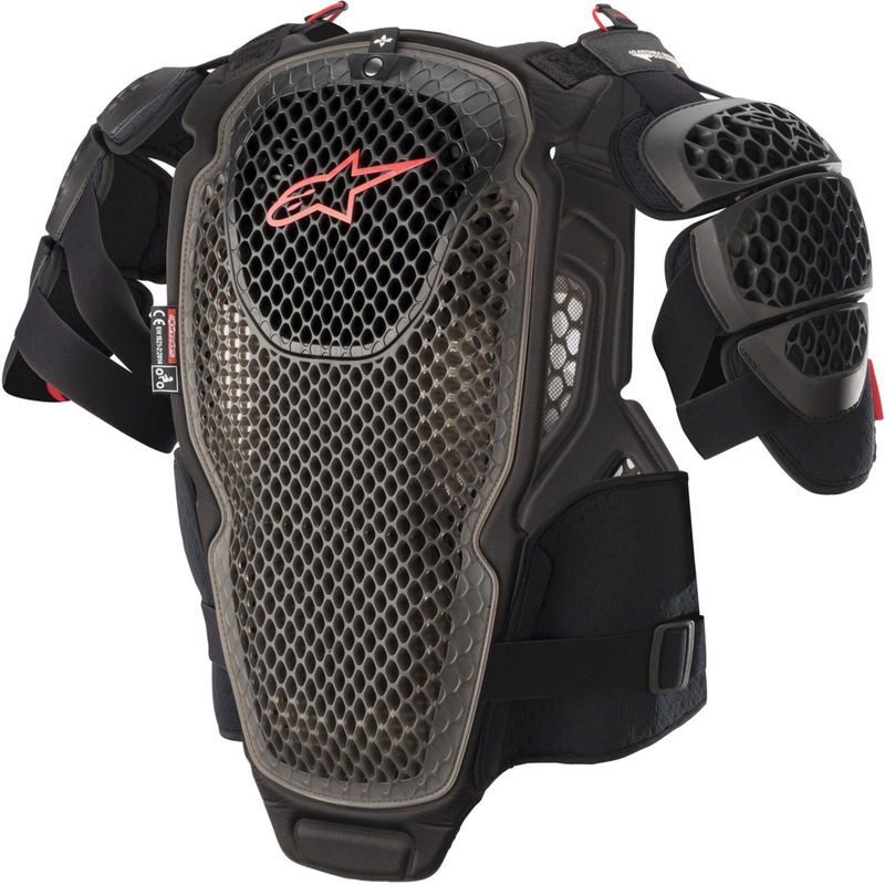 Alpinestars A-6 kropsbeskytter sort-antracit-rød