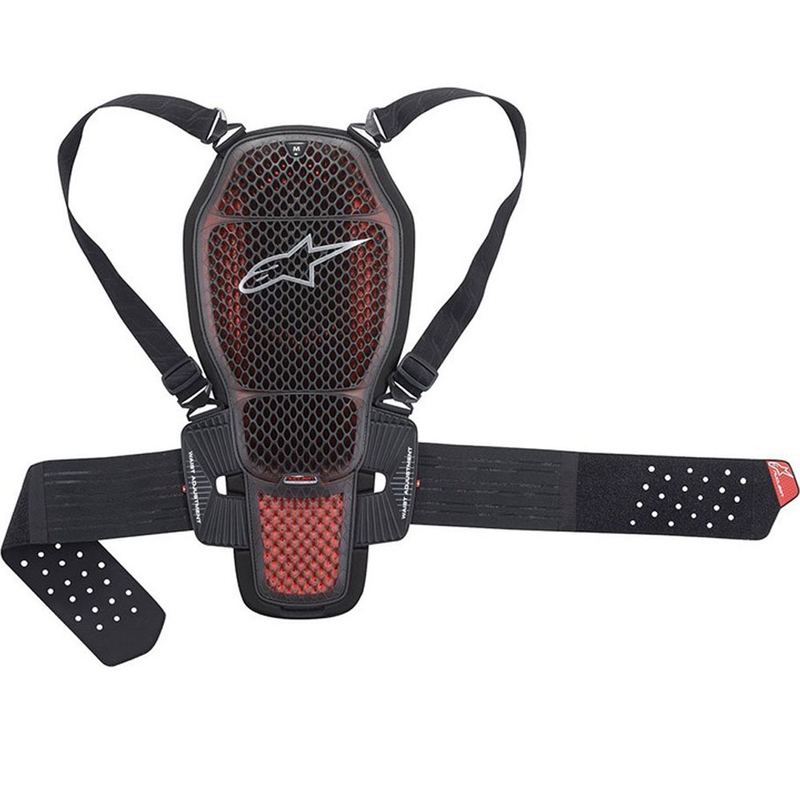 Rygbeskytter Alpinestars Nucleon KR-1 CELL CE2 transparent-grå-rød-sort