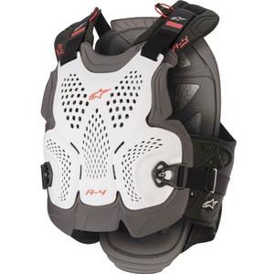 Alpinestars A-4 MAX brystbeskytter hvid-antracit-rød