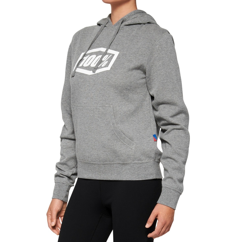 Dame sweatshirt 100% - USA ICON grå
