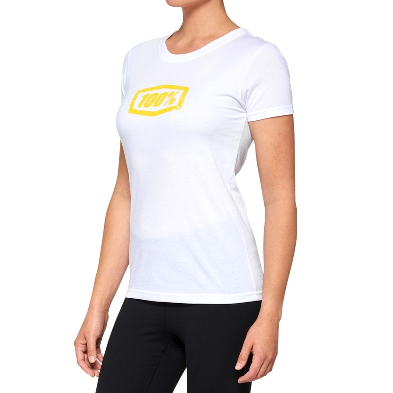 Dame T-shirt 100% - USA AVALANCHE hvid