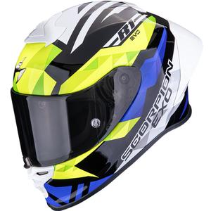 Scorpion EXO-R1 EVO II Air Valere integralhjelm sort-blå-fluo gul