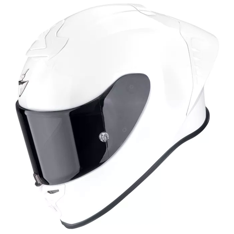 Integreret motorcykelhjelm Scorpion EXO-R1 EVO II AIR perlehvid
