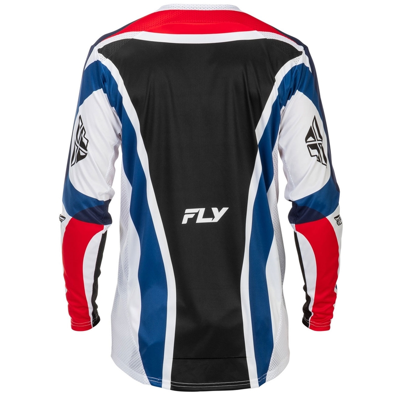 FLY Racing Lite USA motocross trøje rød-hvid-blå