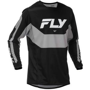 FLY Racing Kinetic USA motocross trøje sort-grå