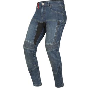 Dame motorcykeljeans Ayrton 505 vasket blå