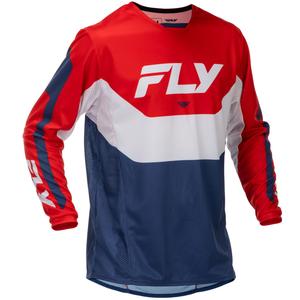 Motocross trøje FLY Racing Kinetic USA rød-hvid-blå