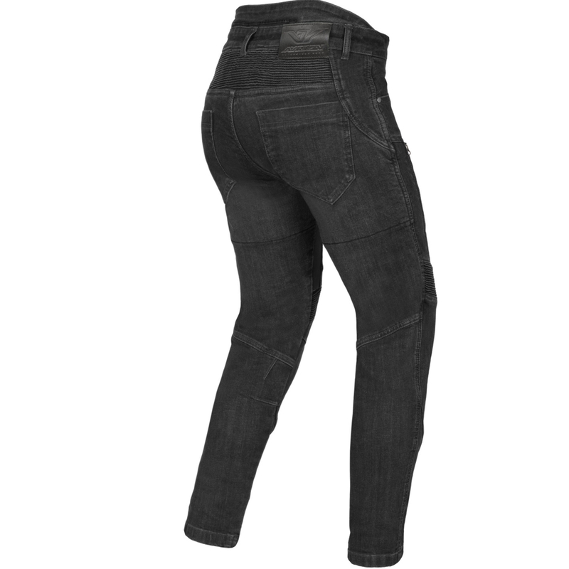 Dame motorcykeljeans Ayrton 505 sort
