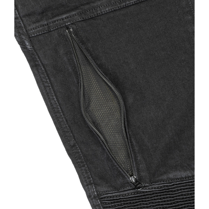 Dame motorcykeljeans Ayrton 505 sort