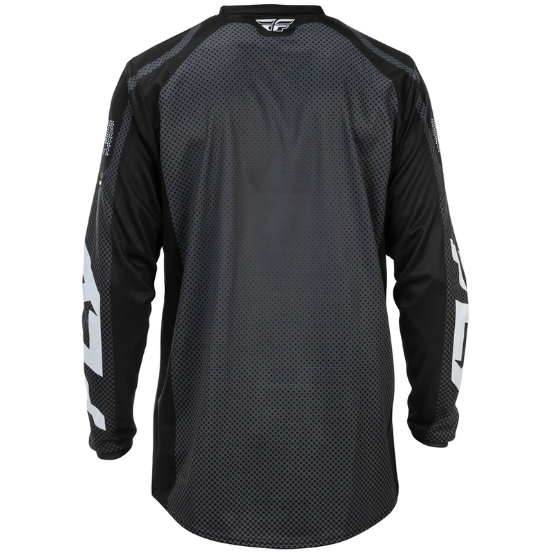 FLY Racing F-16 motocrosstrøje sort-hvid