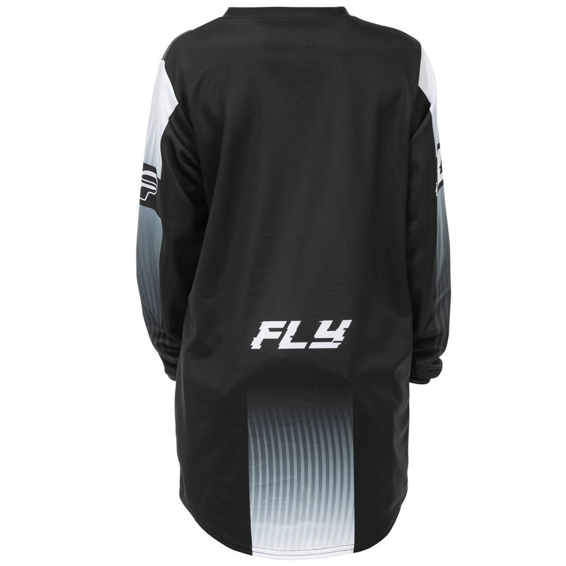 Motocrosstrøje FLY Racing F-16 Børn, Sort/Hvid