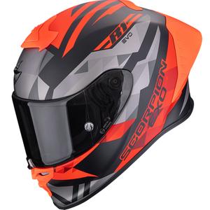 Scorpion EXO-R1 EVO II Air Valere integralhjelm, mat sort-rød