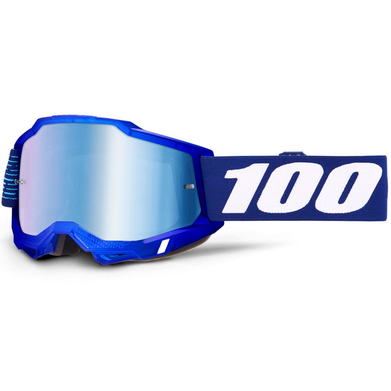 Motocross-briller 100% Accuri 2 2028 med blå plexiglas