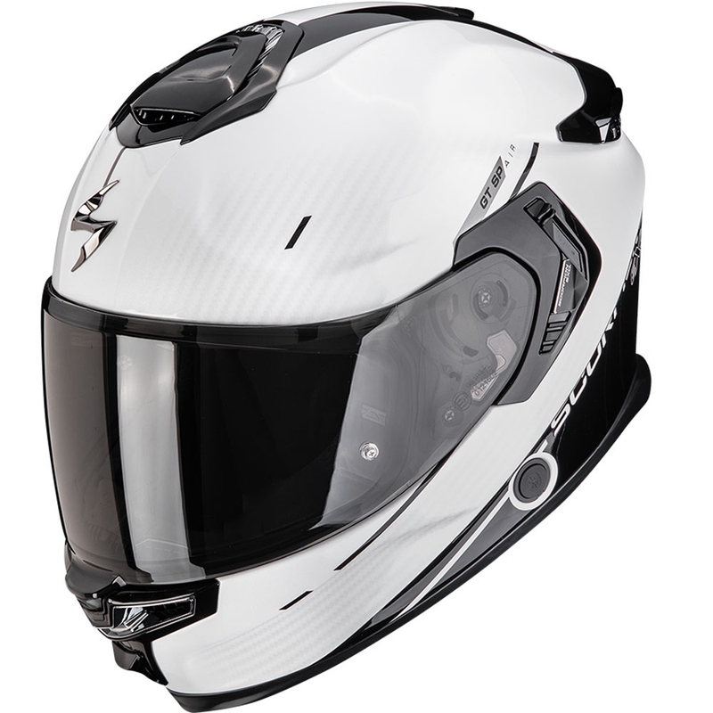 Scorpion EXO-GT SP Air Asphalt Integralhjelm, Perlehvid/Sort