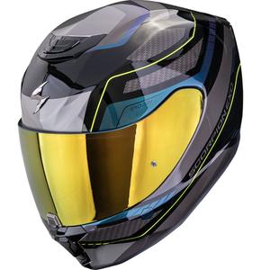 Scorpion EXO-391 Leo fullface motorcykelhjelm sort-blå