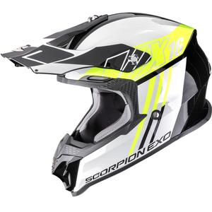 Scorpion VX-16 EVO Air Lignes motocrosshjelm sort-fluo gul