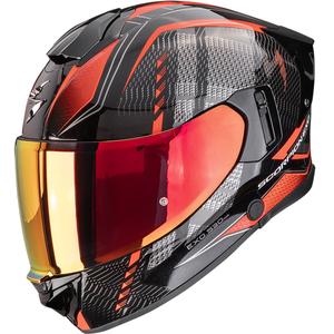 Scorpion EXO-530 Air Theras fullface motorcykelhjelm metallic sort-rød