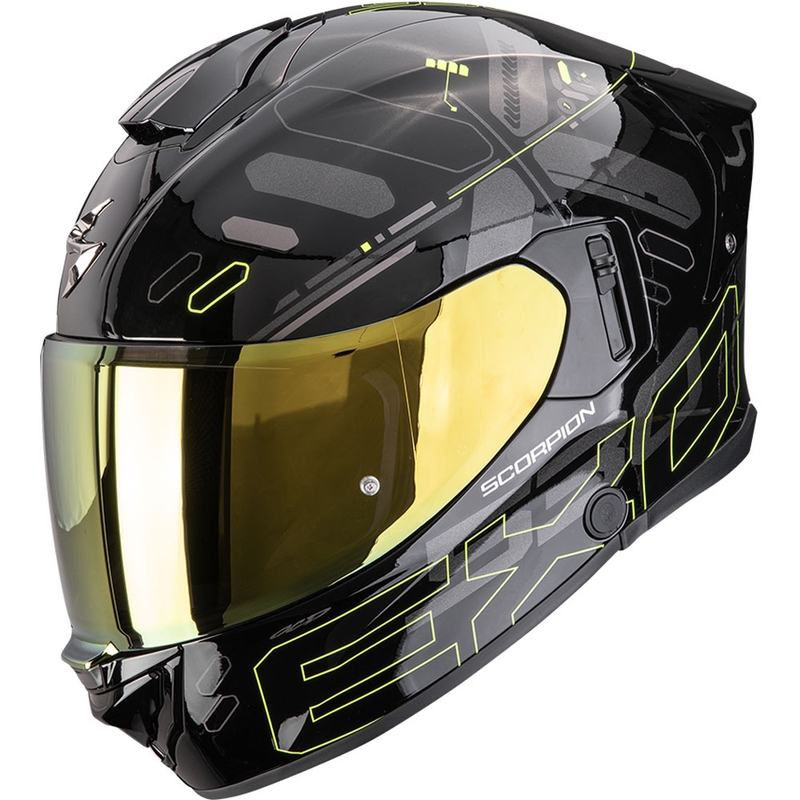 Scorpion EXO-530 Air Fond integralhjelm, sort-fluo gul