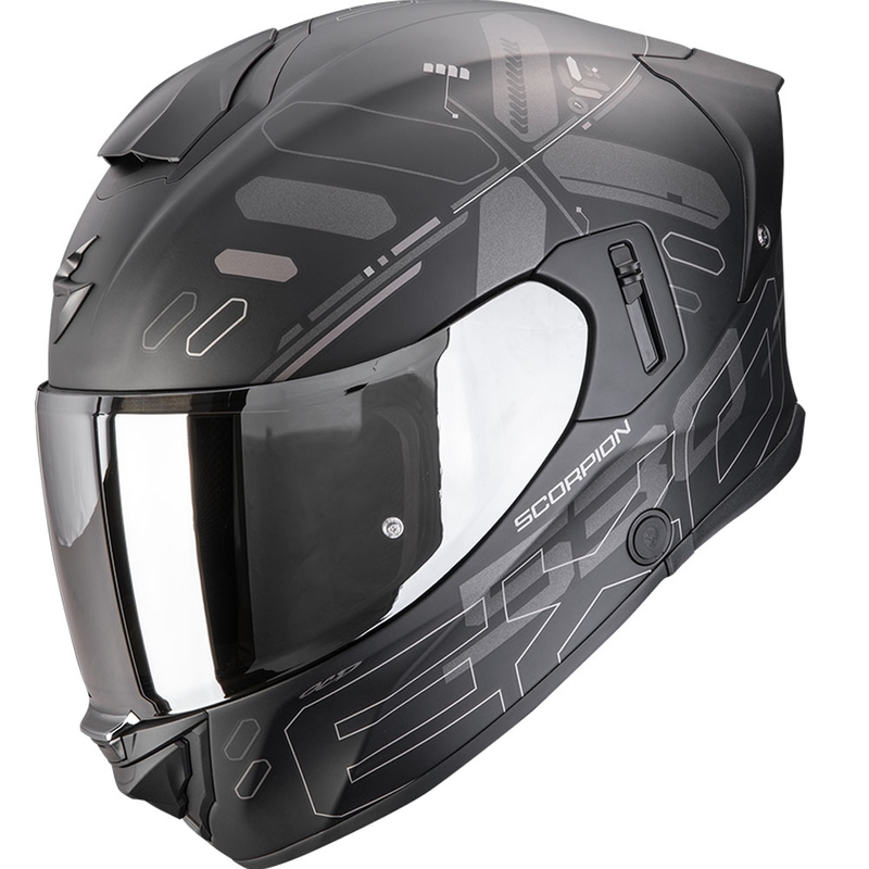 Scorpion EXO-530 Air Fond fullface motorcykelhjelm sort-sølv