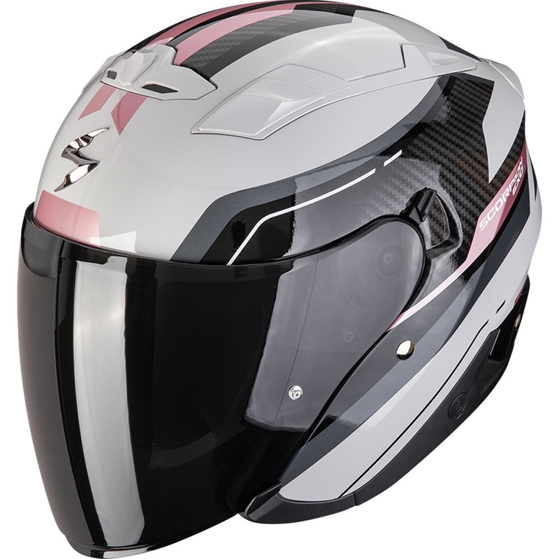 Scorpion EXO-230 Hipe åben motorcykelhjelm grå-pink