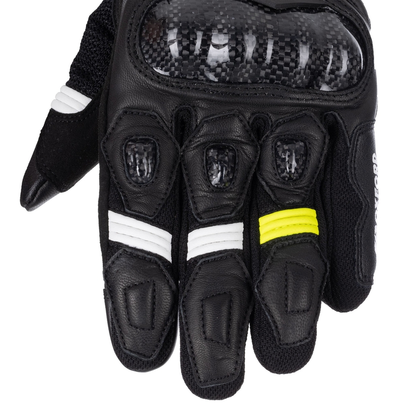 Oxford RP-4S 3.0 motorcykelhandsker sort-hvid-gul