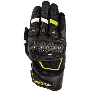 Oxford RP-4S 3.0 motorcykelhandsker sort-hvid-gul