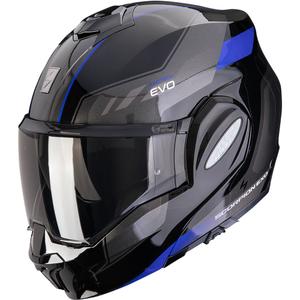 Scorpion EXO-TECH EVO Socius flip-up motorcykelhjelm sort-blå