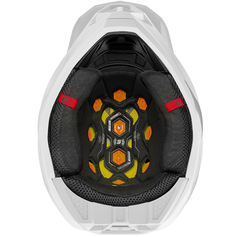 Motocross hjelm Shot Lite Solid blank hvid