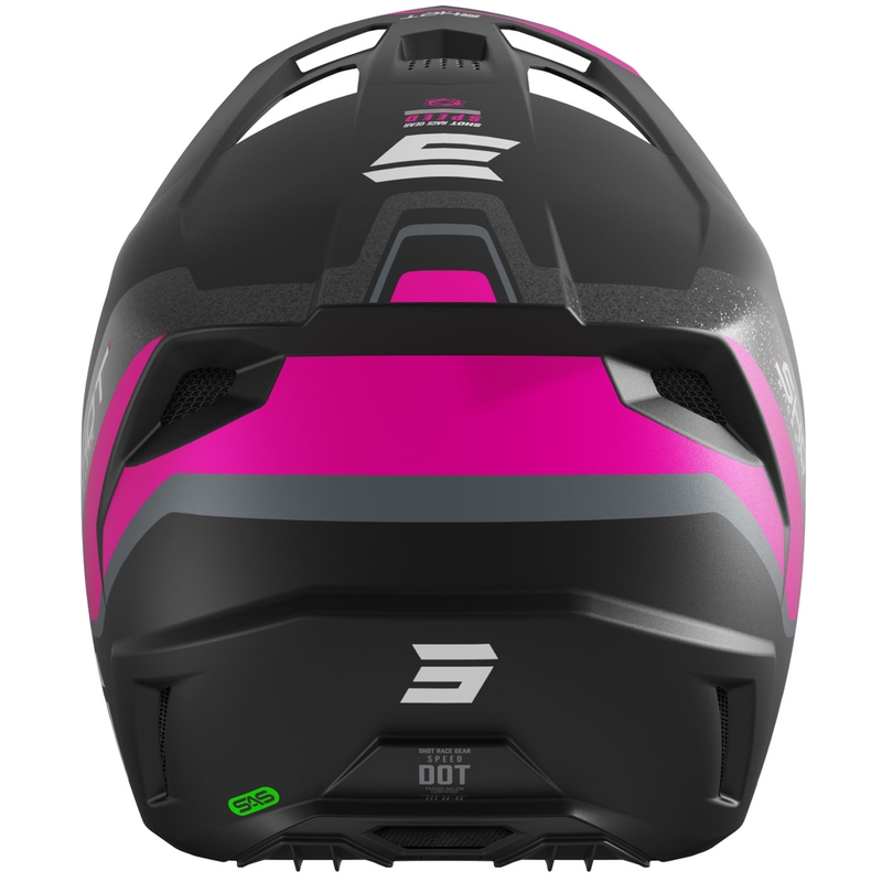 Motocross hjelm Shot Speed Atomic mat pink