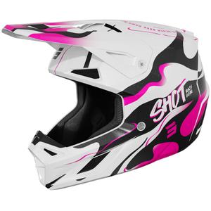 Shot Speed Beast motocross hjelm perlemor pink