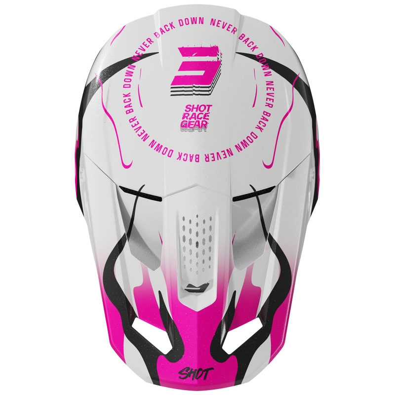 Shot Speed Beast motocross hjelm perlemor pink