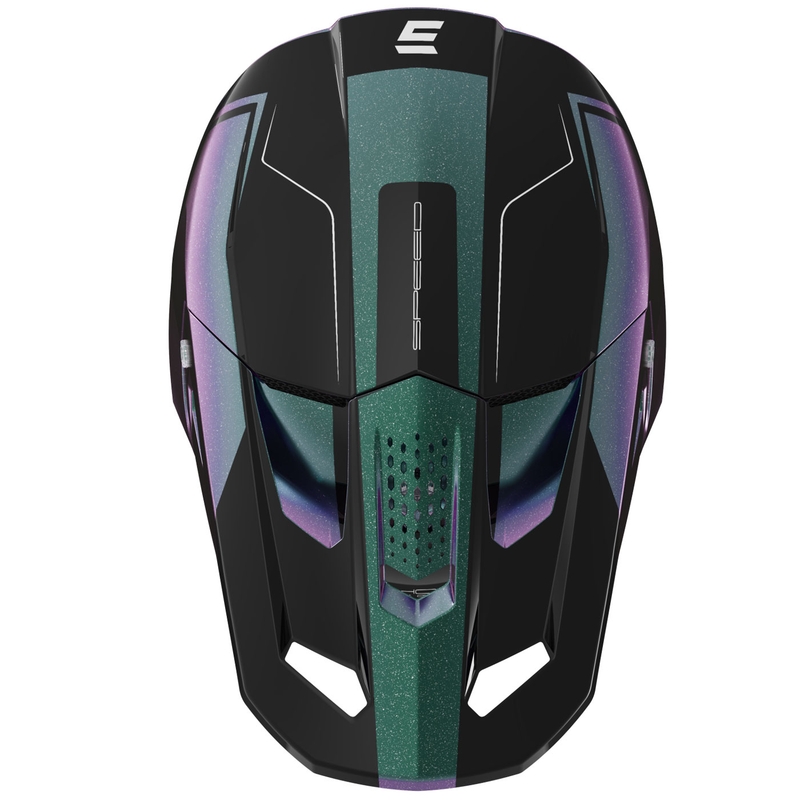 Motocross hjelm Shot Speed Fury skinnende cameleon