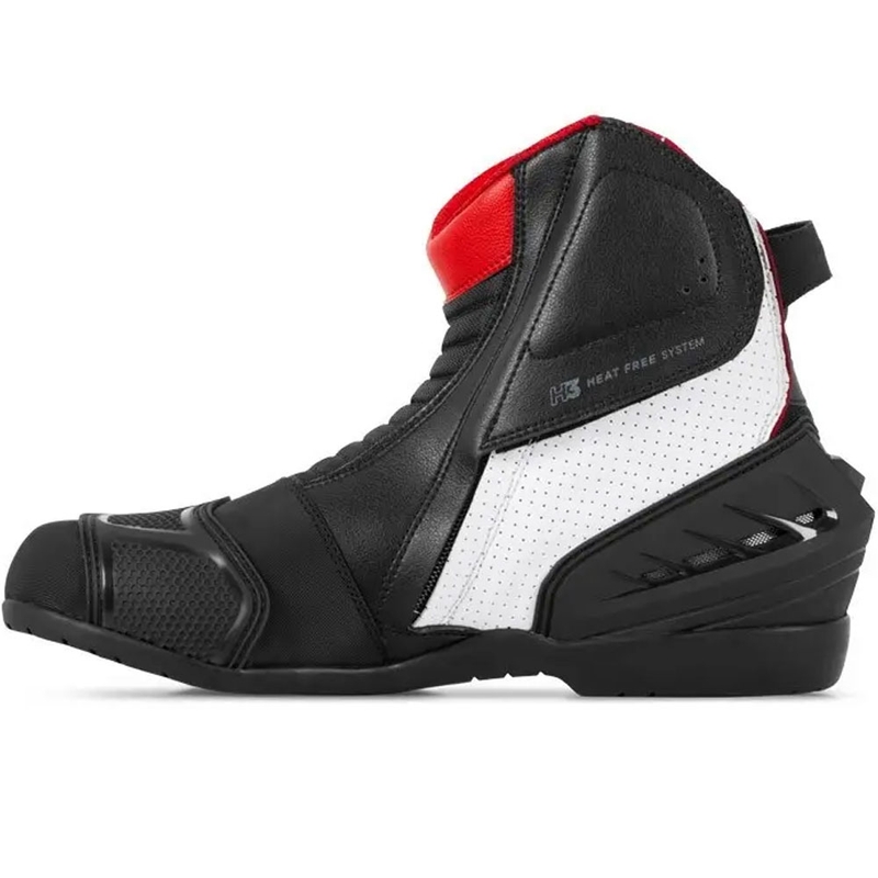 Shima SX-6 motorcykelstøvler sort-hvid-rød