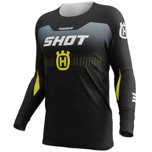 Shot Aerolite HVA 26 motocross jersey sort-grå
