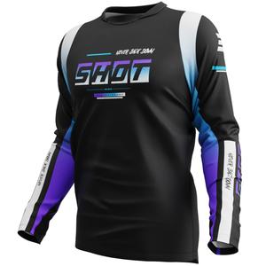Shot Devo Block motocross trøje lilla