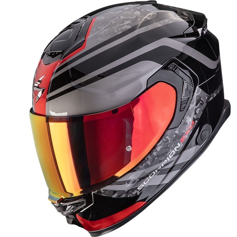 Scorpion EXO-GT SP Air Arten fullface motorcykelhjelm sort-rød