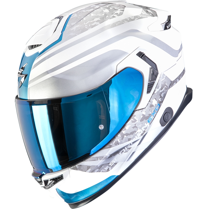Scorpion EXO-GT SP Air Arten integralhjelm hvid-blå