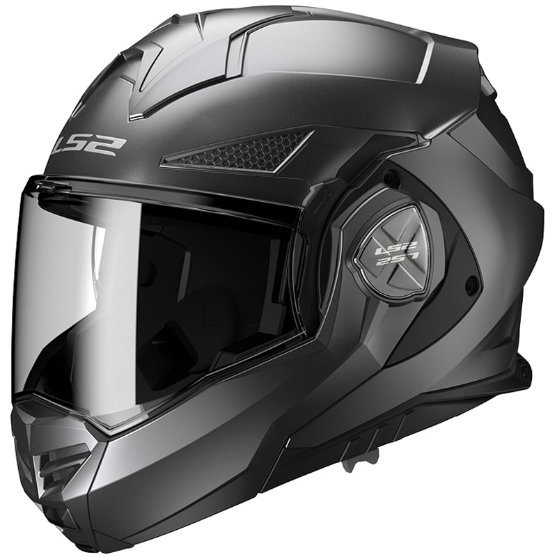 Flip-up motorcykelhjelm LS2 FF901 Advant X Solid titanium mat