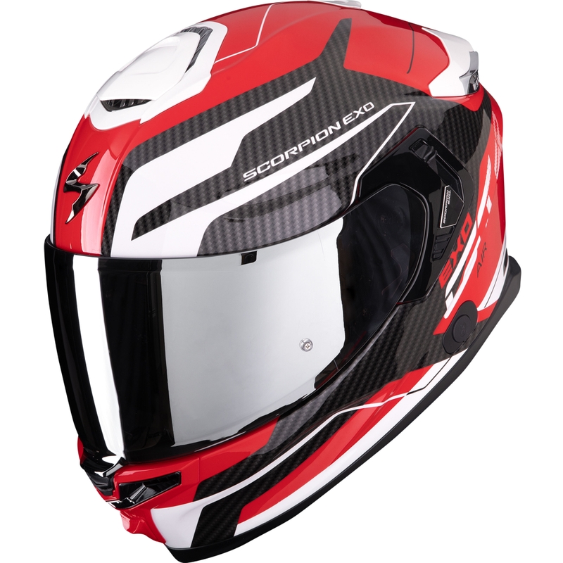 Scorpion EXO-GT SP Air Flex fullface motorcykelhjelm rød-hvid