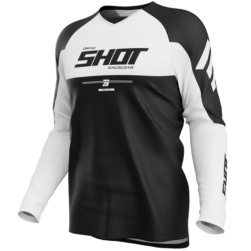 Shot Draw Privat motocross trøje hvid