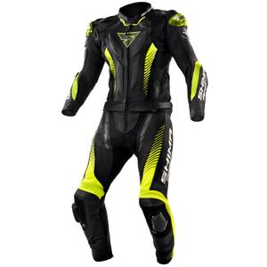 Shima Apex sort-fluogul motorcykelovertræksdragt