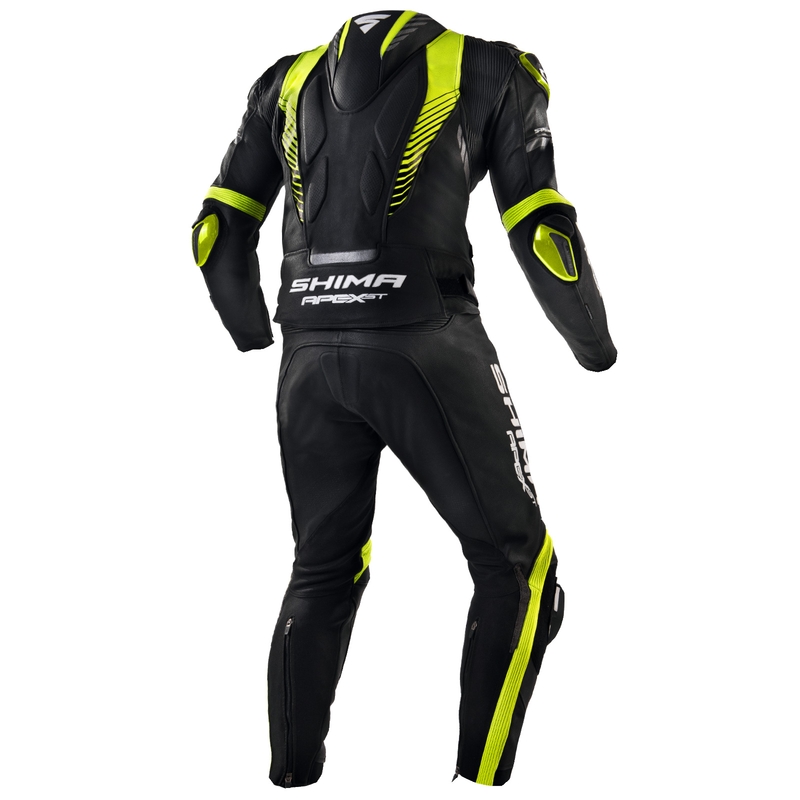 Shima Apex sort-fluogul motorcykelovertræksdragt