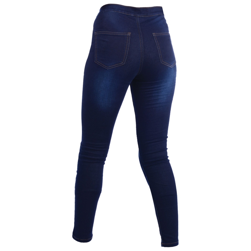 Oxford Jeggings til kvinder blå udsalg