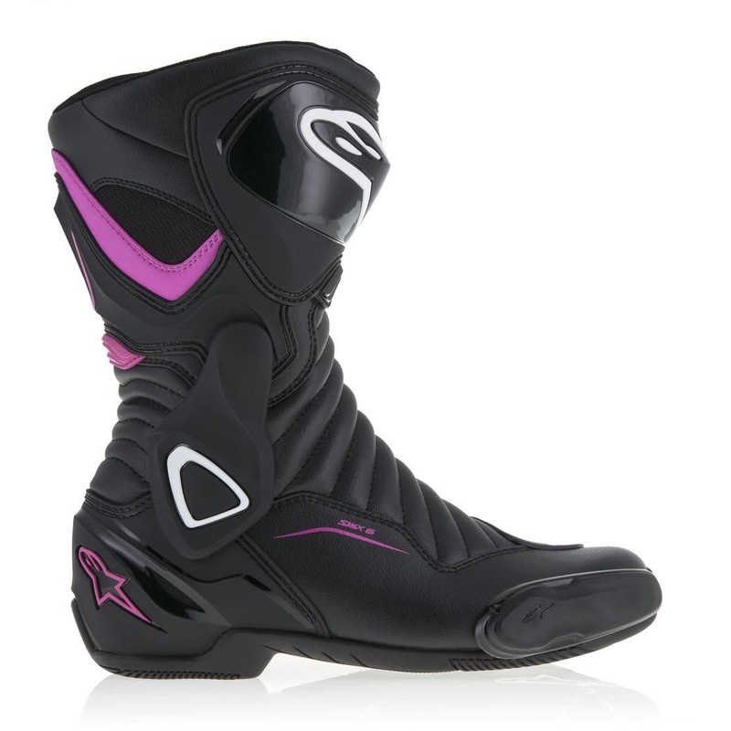 Dámské boty na motorku Alpinestars Stella S-MX 6 černo-fialovo-bílé