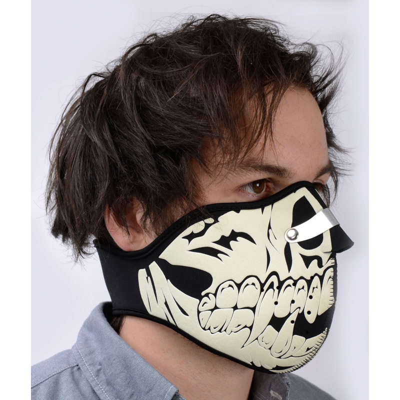 Oxford Glow Skull ansigtsmaske