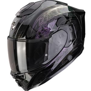 Scorpion EXO-1500 Air Fantasy fullface motorcykelhjelm sort kamæleon