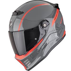 Scorpion Covert FX Danko fullface motorcykelhjelm grå-rød