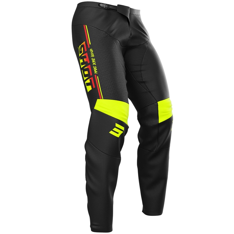 Crossbukser Shot Devo Block, Fluo Gul