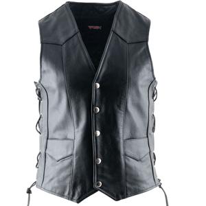 Motorcykelvest i læder RSA Eagle