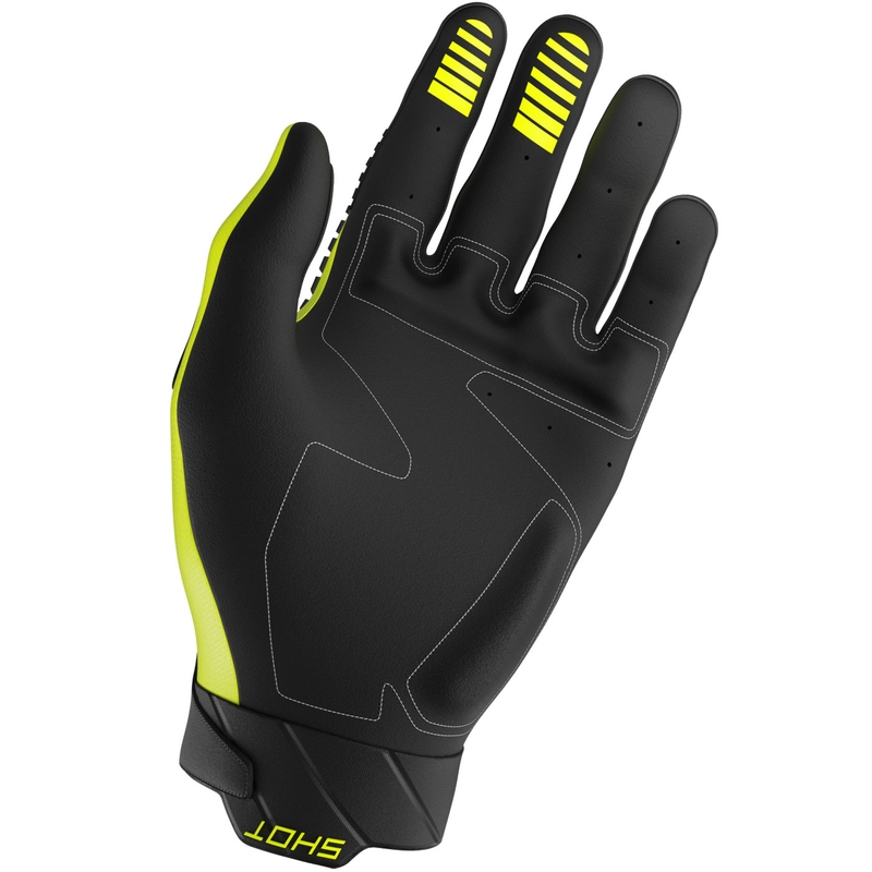 Shot Core Max motocrosshandsker fluo gul